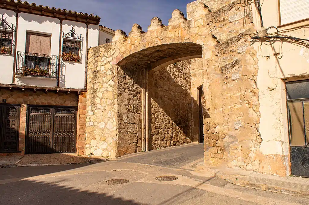 Puerta de la estrella en Belmonte